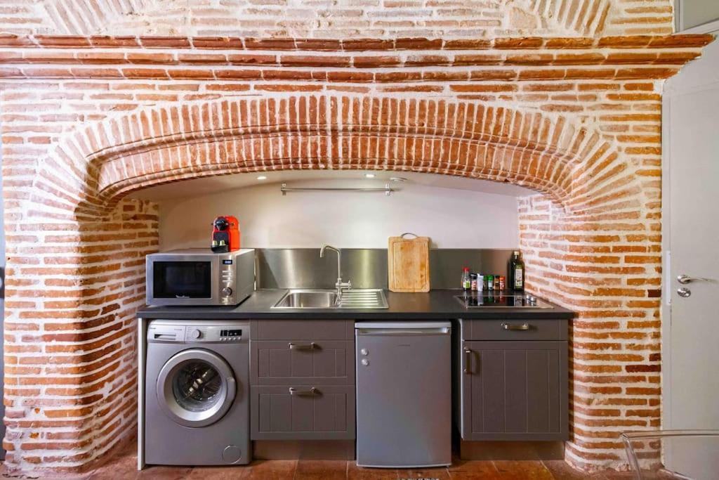 Апартаменты Duplex Climatise Dans Un Monument Historique Тулуза Экстерьер фото